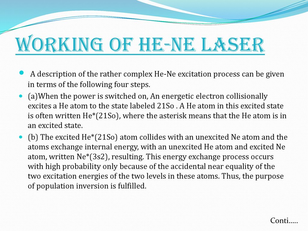 Helium-Neon Laser TIT GROUP Of INSTITUTIONS, BHOPAL [M.P.] By - ppt download