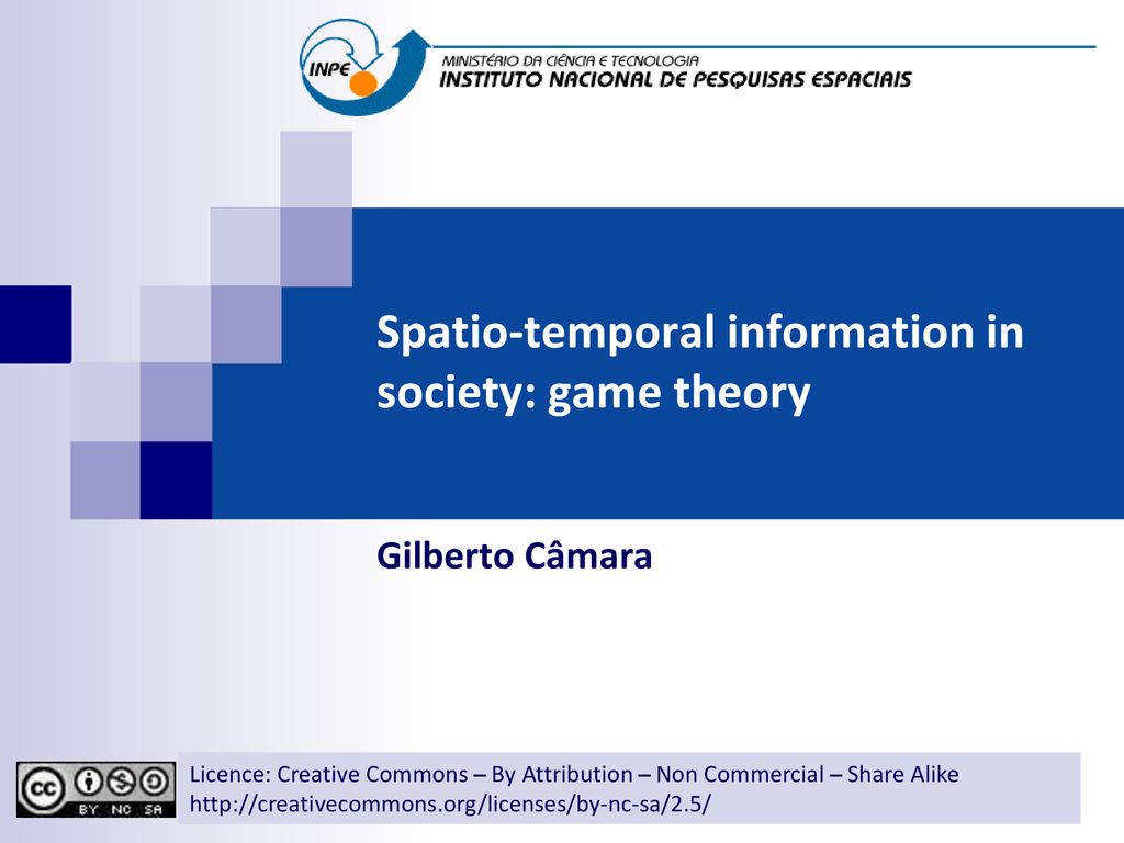 spatiotemporal information in society game theory ppt download 