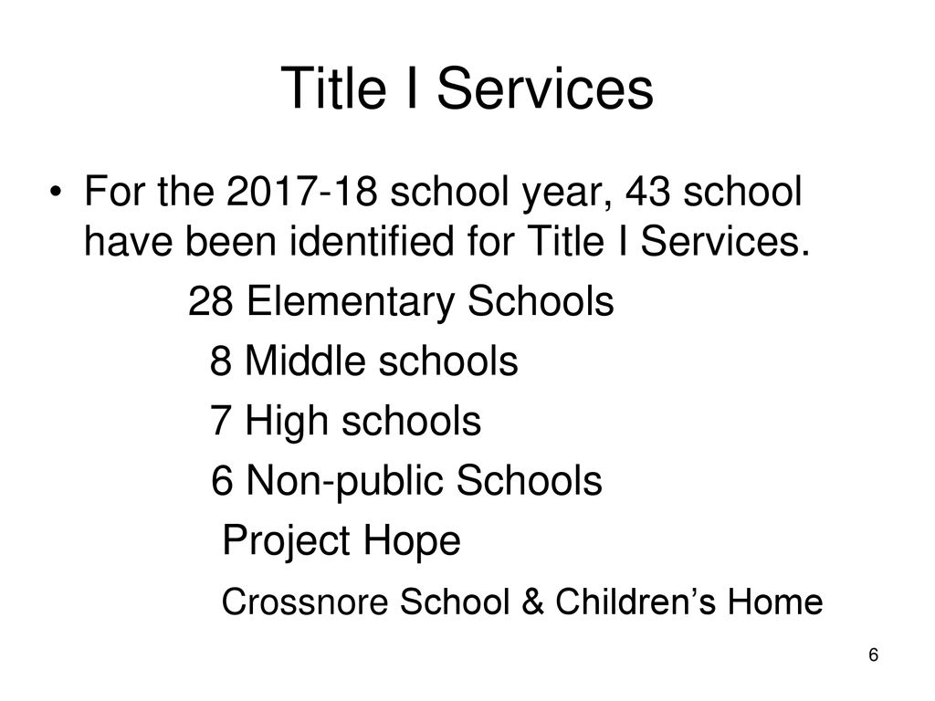 Understanding Title I Programs An Overview for Parents ppt download