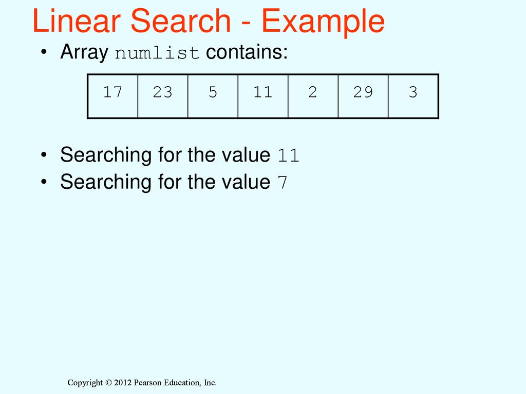 Searching and Sorting Arrays - ppt download