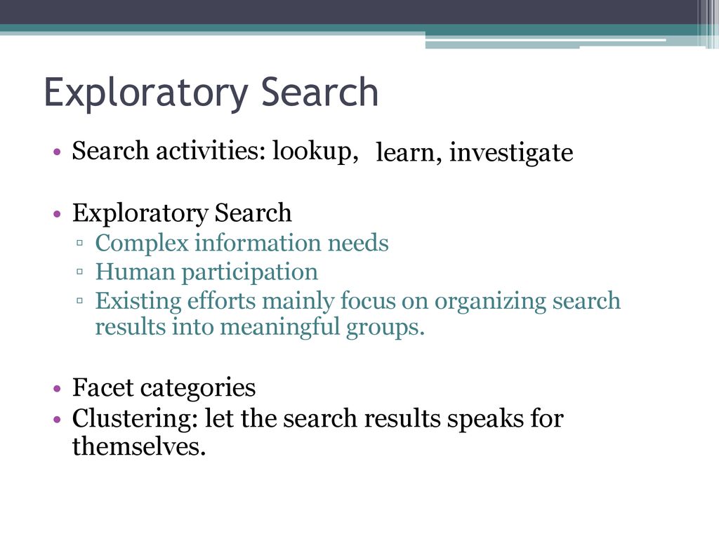 Towards Exploratory Relationship Search: A Clustering-Based Approach ...