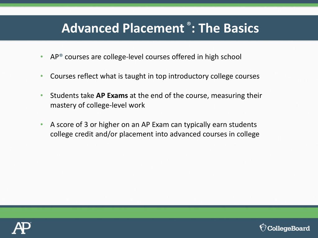 An Introduction to the Advanced Placement Program® - ppt download