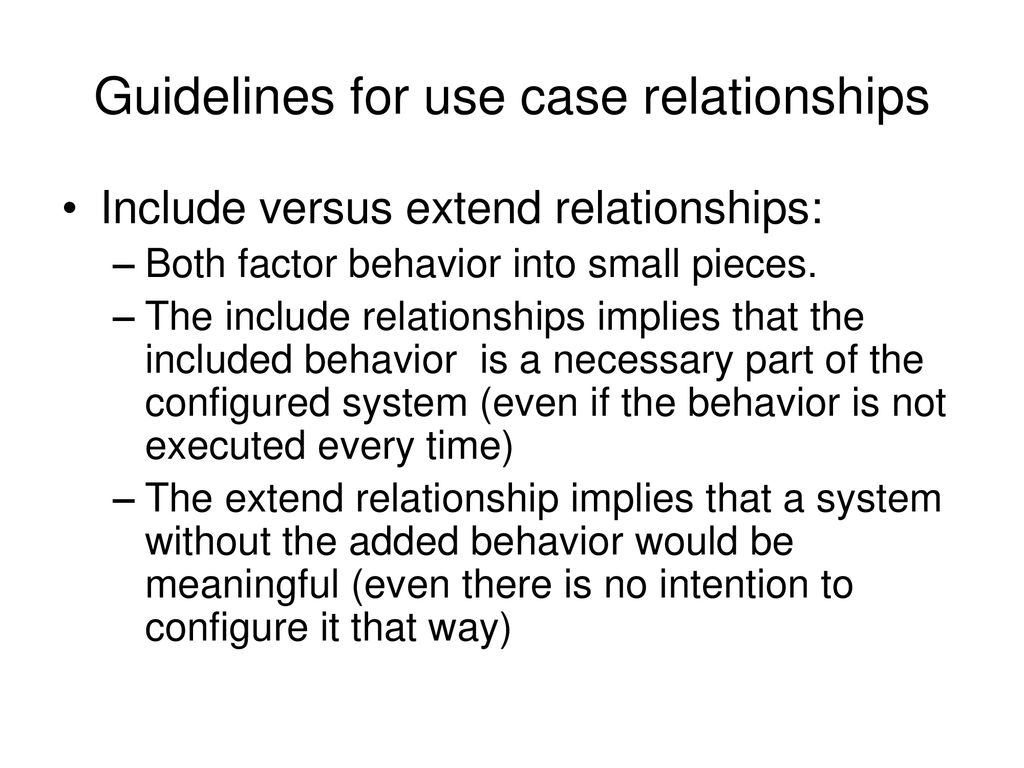 Guideline: Extend-Relationship