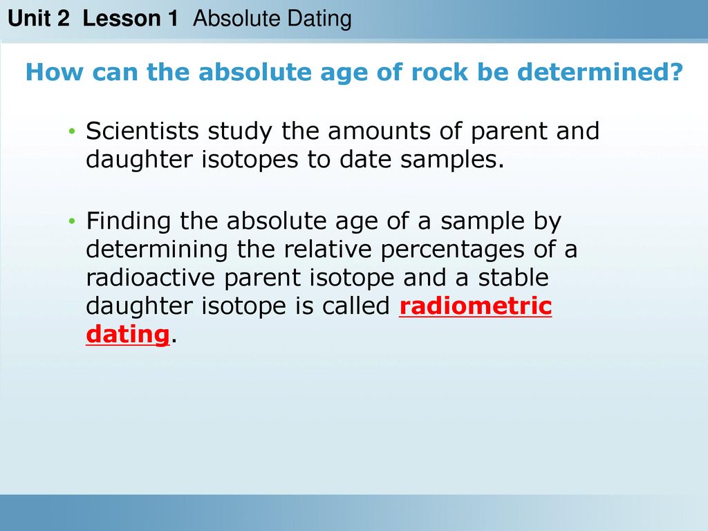 Hoe worden radioactieve isotopen gebruikt in absolute dating Indiase dating en chatten sites