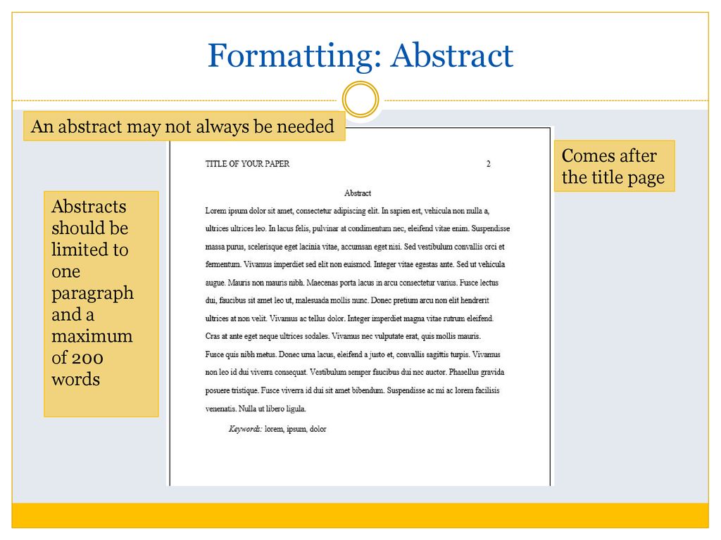 Asa Format And Citation Ppt Download