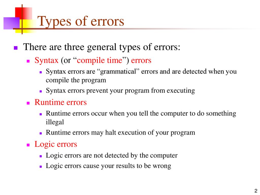 Error messages 24-Feb ppt download