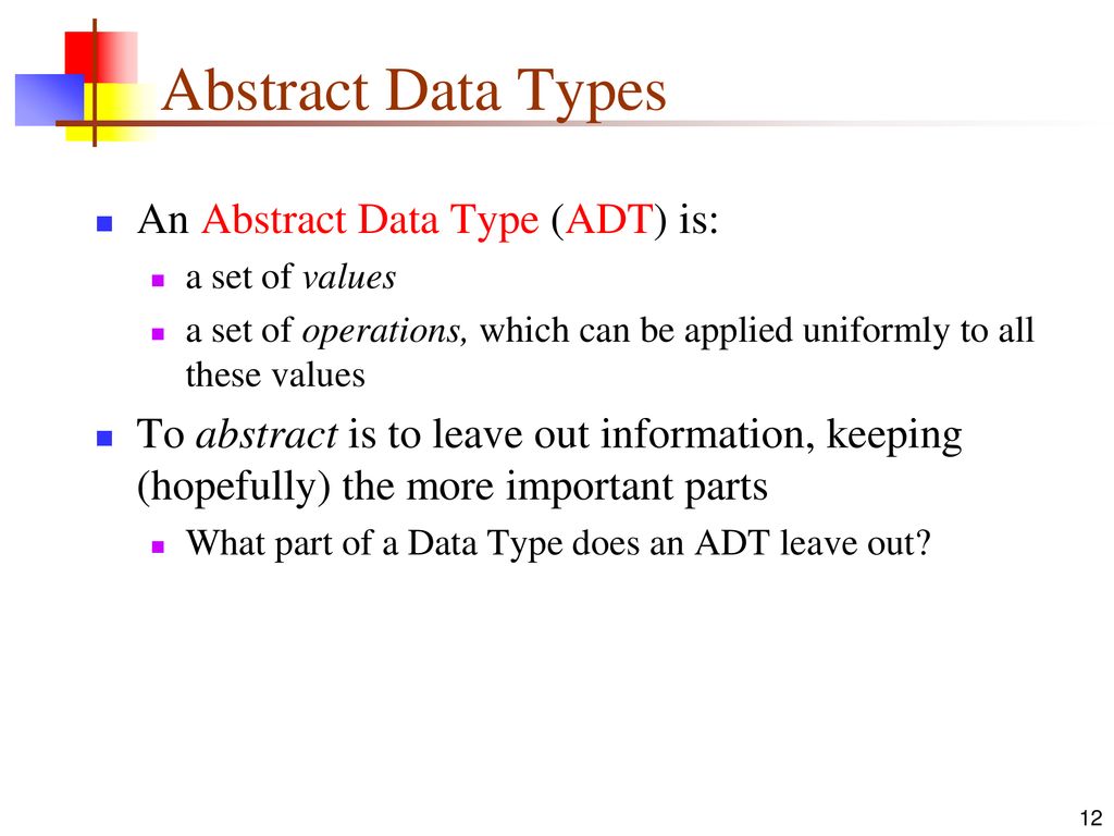Abstract Data Types 24-Feb ppt download