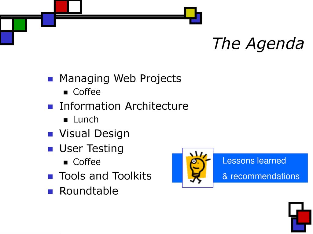 Web manager s academy agenda ppt download