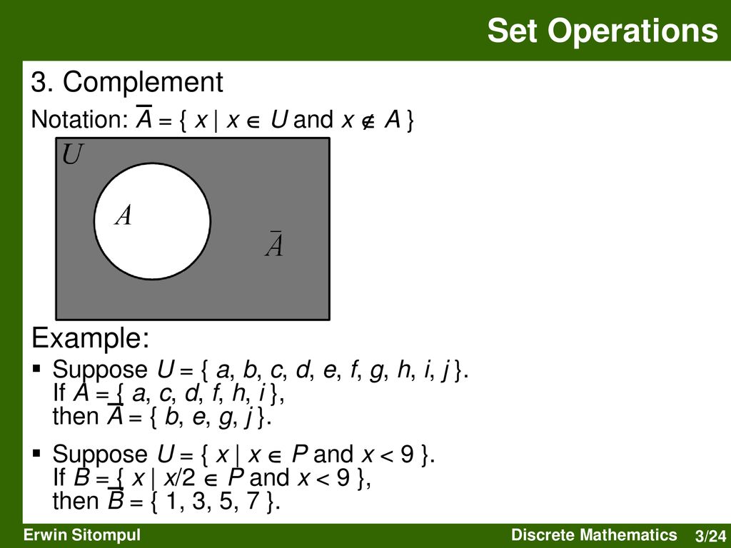 Discrete Mathematics Dr Ing Erwin Sitompul Ppt Download