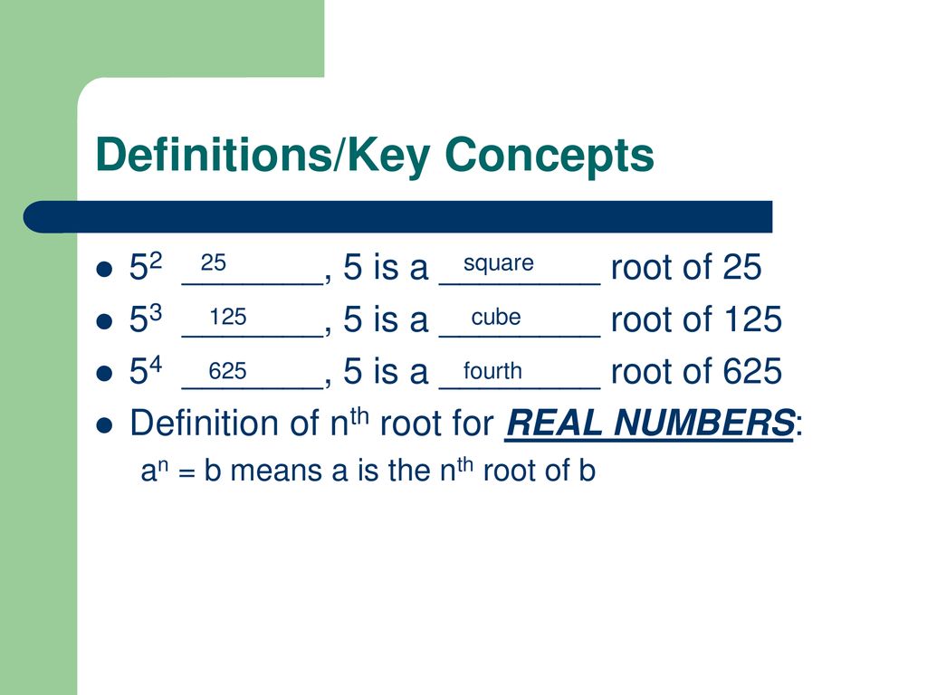 Roots Radical Expressions Ppt Download roots-radical-expressions-ppt-download