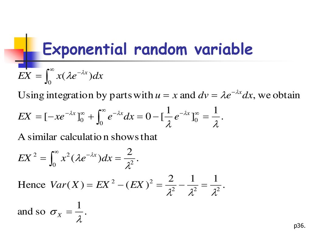 Chap 7 Special Continuous Distributions Ghahramani 3rd edition - ppt ...