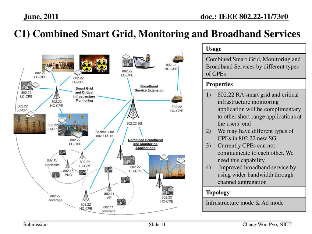 C1) Combined Smart Grid, Monitoring and Broadband Services