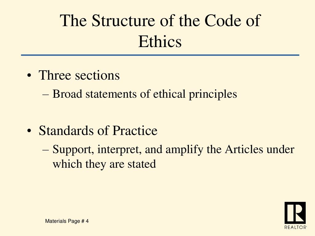 The REALTOR Code of Ethics New Member Orientation Program - ppt download