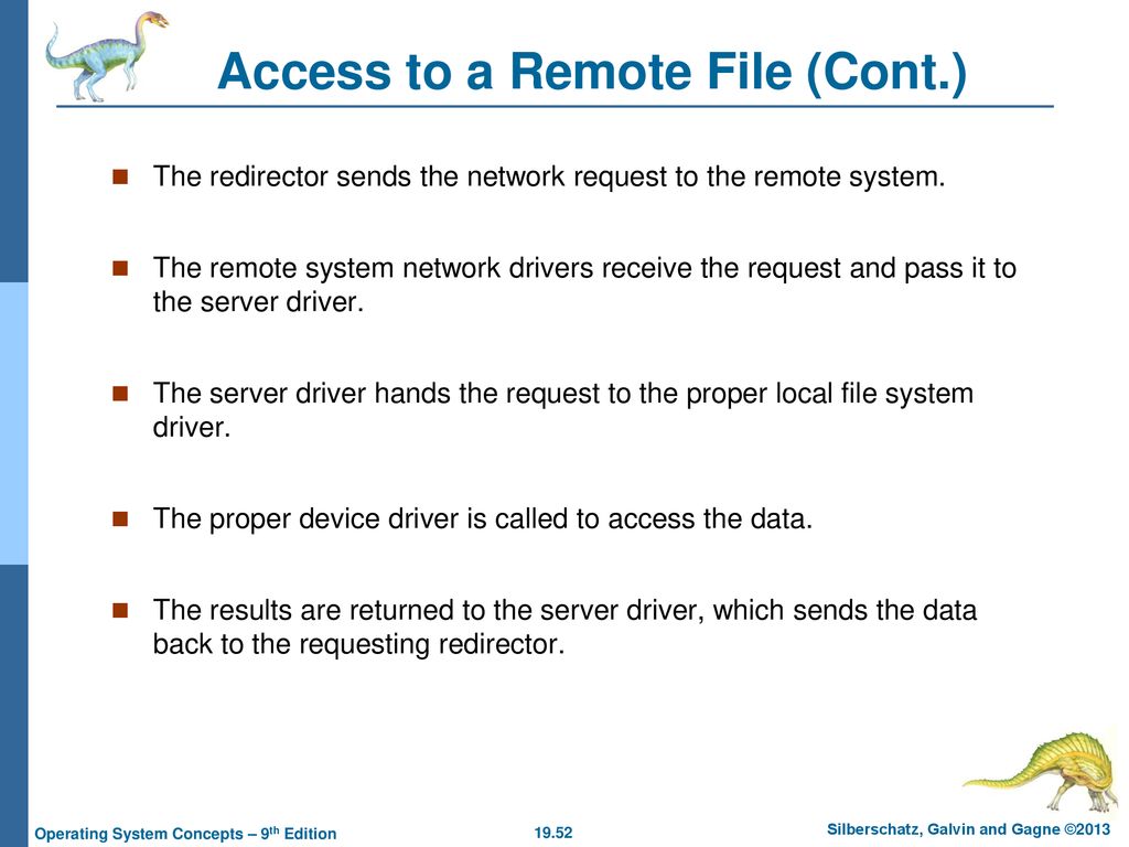 Access to a Remote File (Cont.)