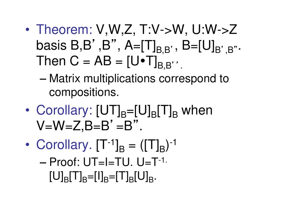 Representation By Matrices Ppt Download
