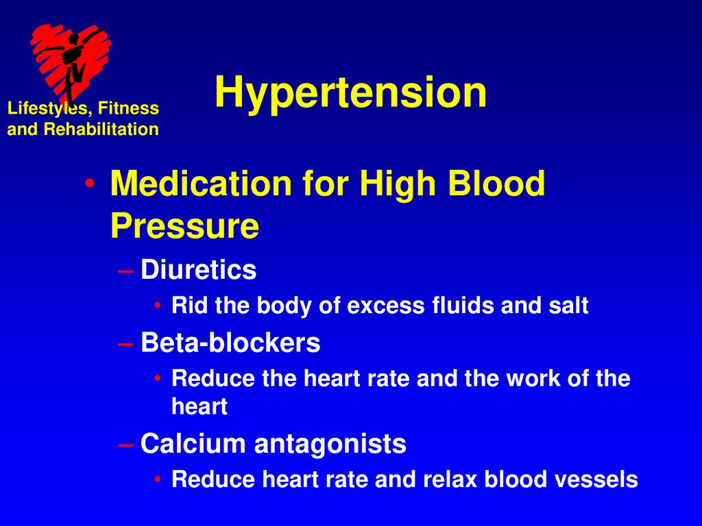 Hypertension Medication for High Blood Pressure Diuretics