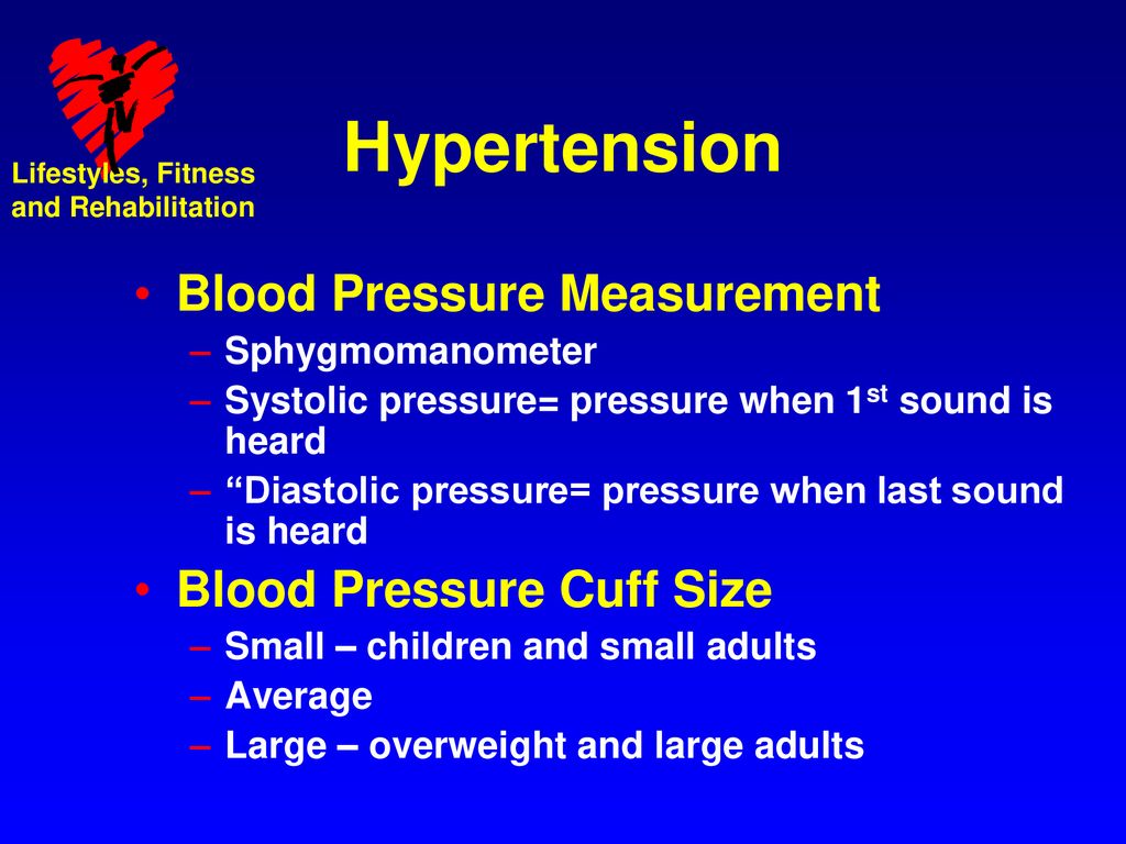 Hypertension Blood Pressure Measurement Blood Pressure Cuff Size