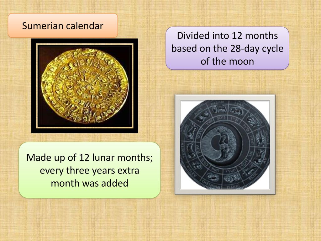 Sumerian Lunar Calendar