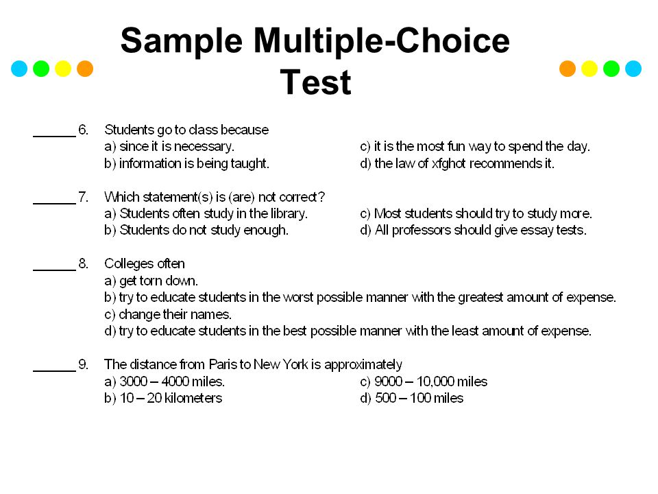 hypothesis testing multiple choice questions