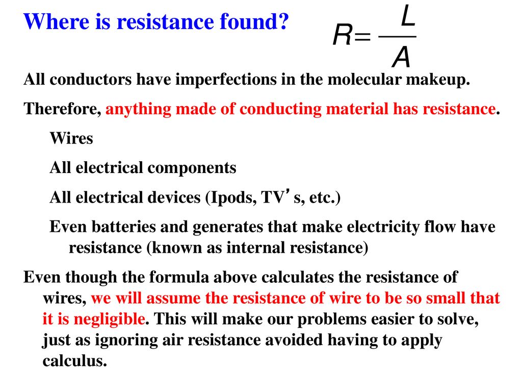 Circuits Current and Resistance Circuit Diagram