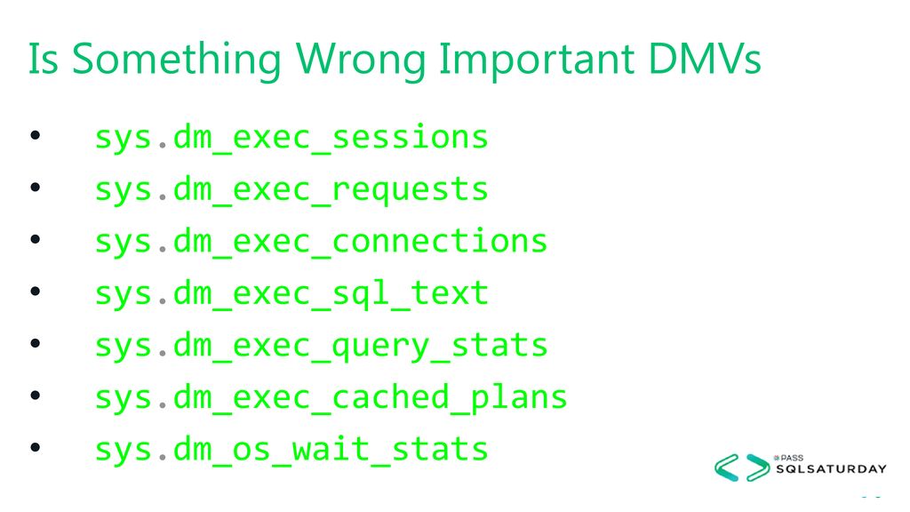 Kris hokanson that s bad mmmkay or how to know when your sql server