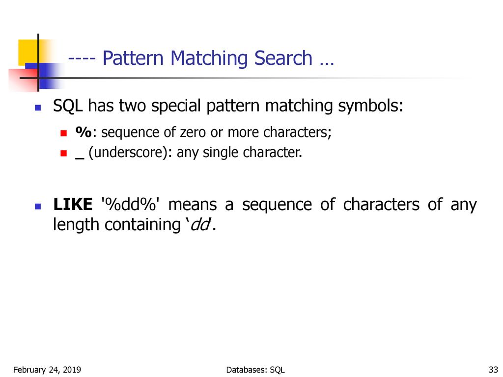 Structured Query Language - SQL - ppt download