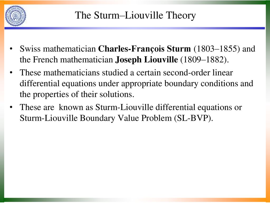 Study of Denominated Linear SO-ODEs - ppt download