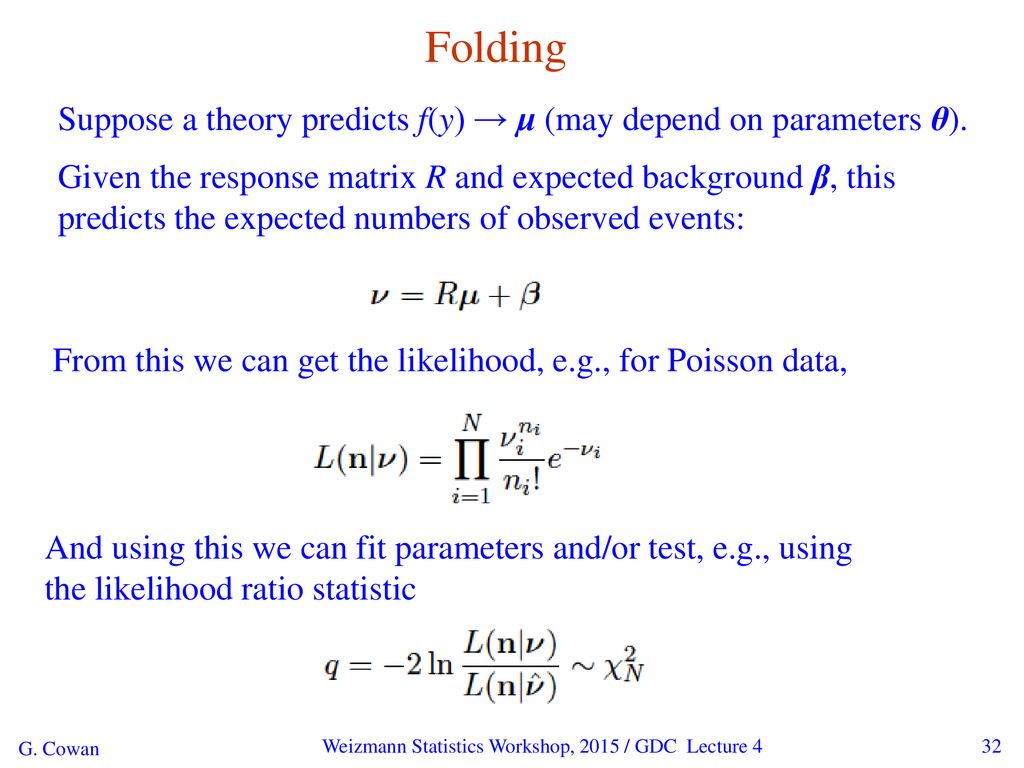 Statistical Methods For Particle Physics Lecture 4 Unfolding Ppt Download Statistical Methods For Particle Physics Lecture 4 Unfolding Ppt Download