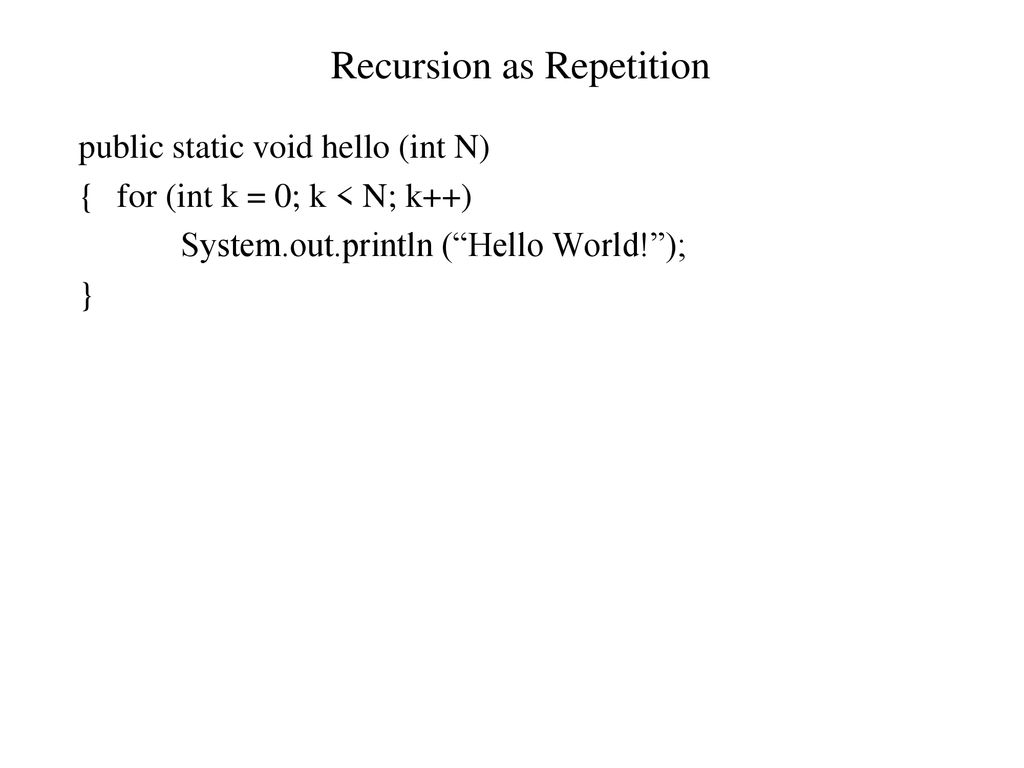 Recursion Problems. - ppt download