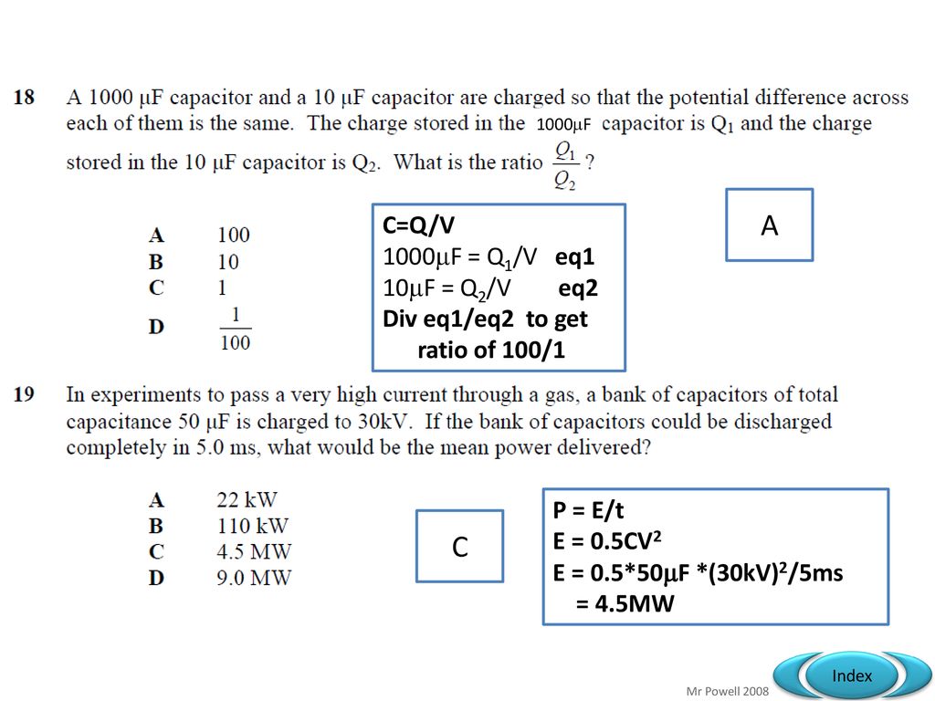 Physics Unit 4 Specimen Multichoice Ks5 Physics 2450 Mr D Powell Ppt Download