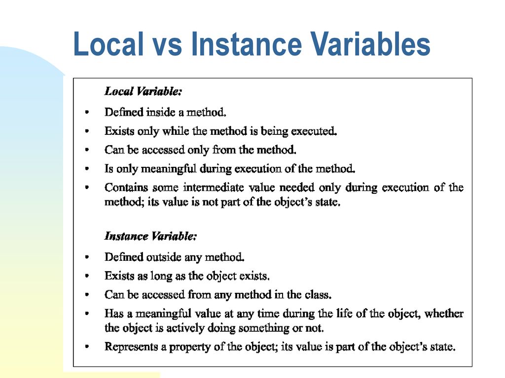 Implementing a simple class - ppt download