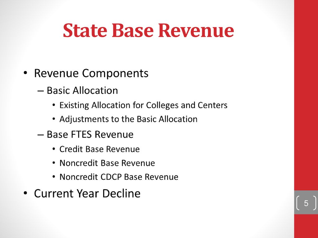 State Base Revenue