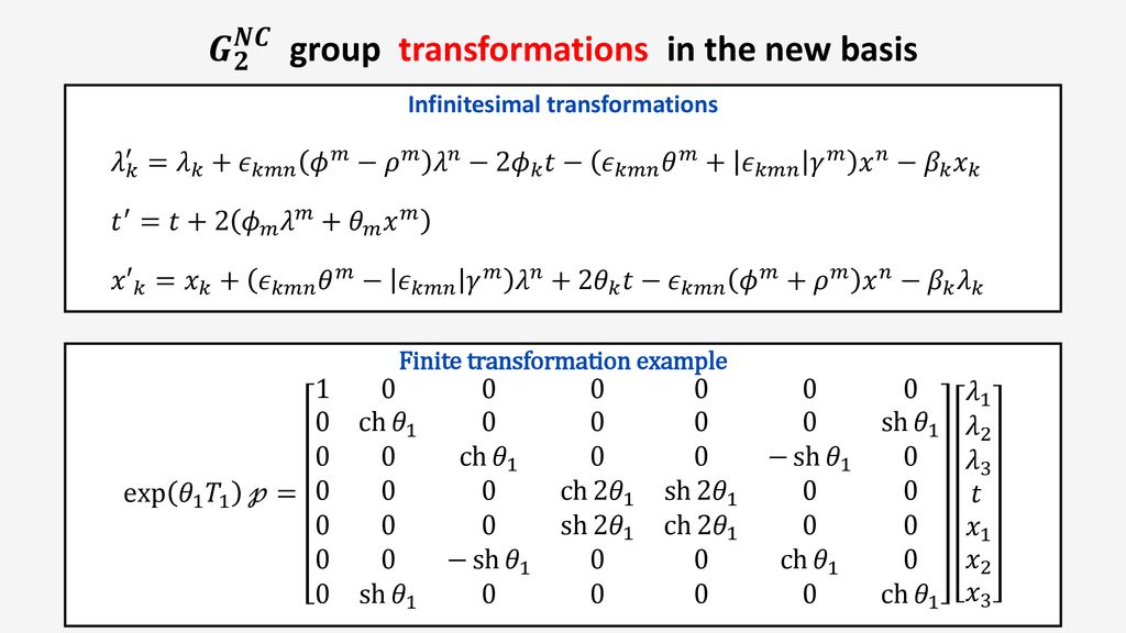 Geometric Application Of Non Compact Ppt Download