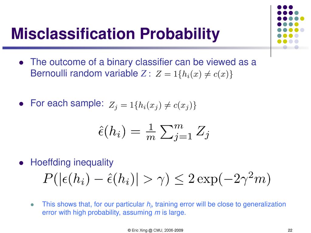 Computational Learning Theory Eric Xing Lecture 5 August 13 Ppt Download