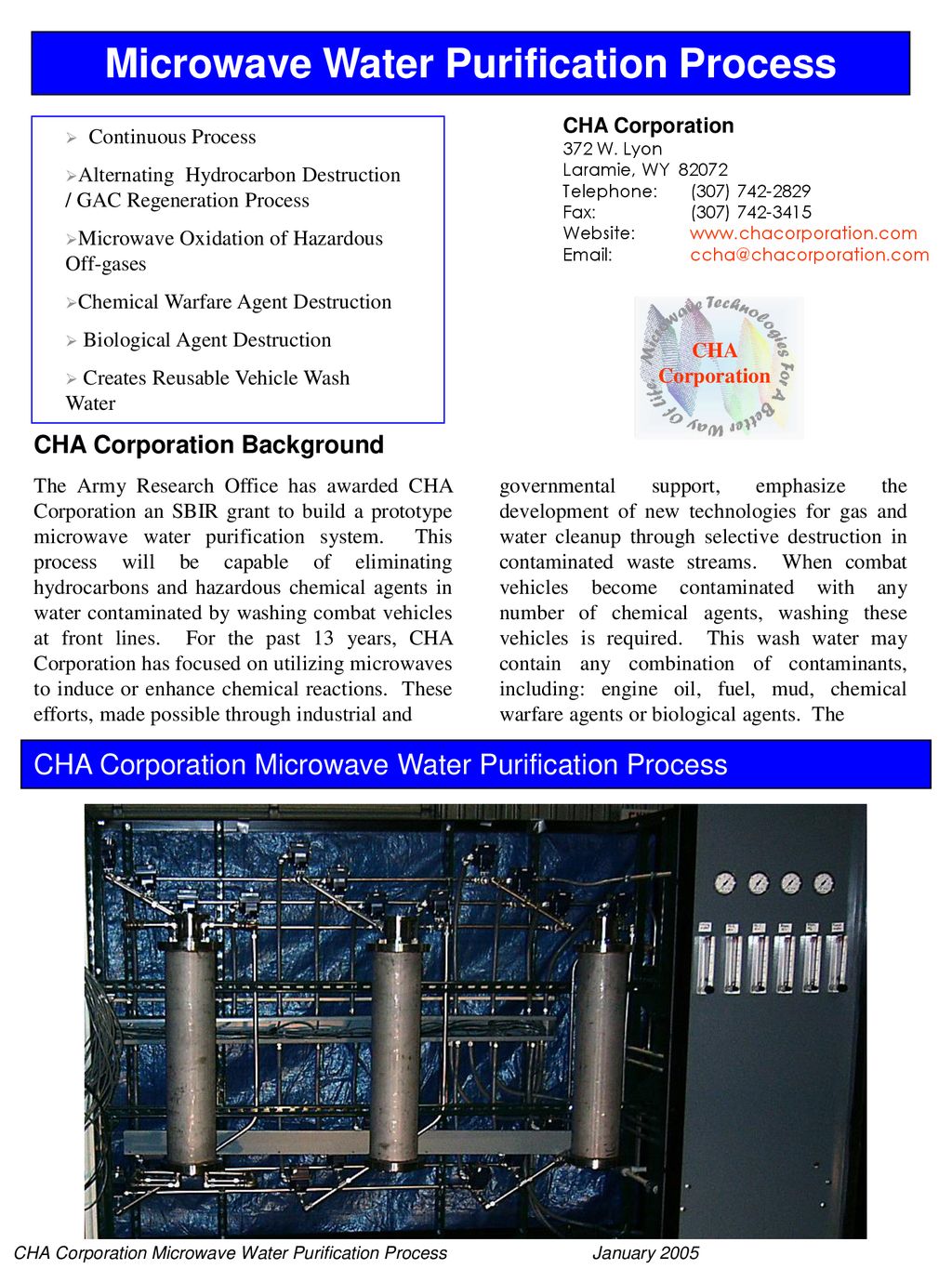 Microwave Water Purification Process Circuit Diagram