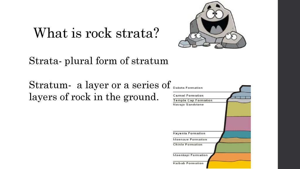 What is rock strata? Strata- plural form of stratum - ppt download