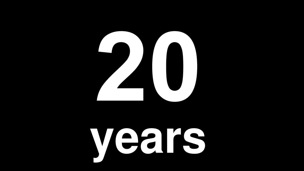 20 years