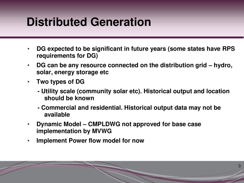 MODELING DG IN BASE CASES - ppt download