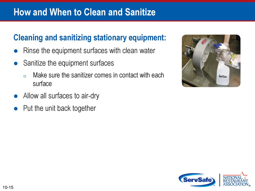 How and When to Clean and Sanitize