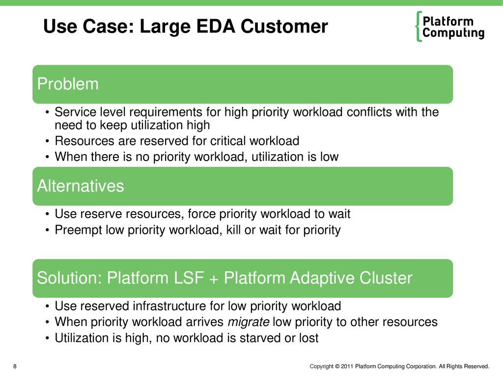 Use Case: Large EDA Customer