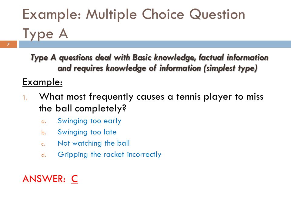 Multiple Choice Questions Examples multiple-choice-questions-examples