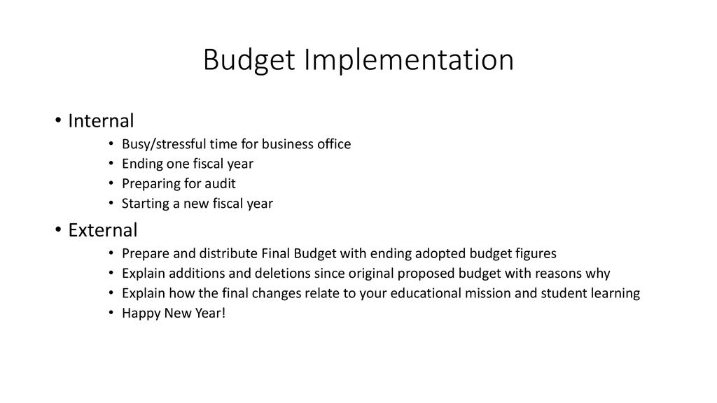 Fiscal Management Is A Process ppt download