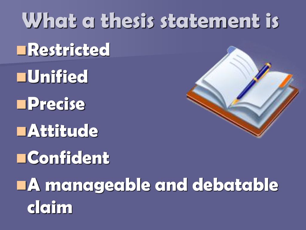 what is a unified thesis