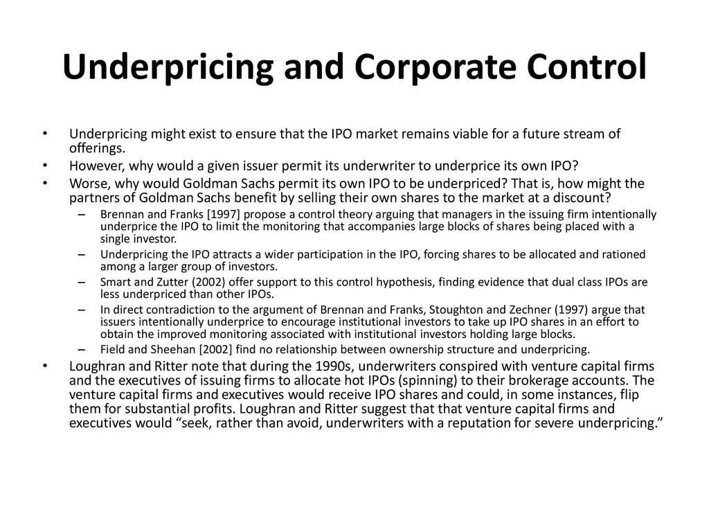 IPO Anomalies And Seasoned Offerings - Ppt Download