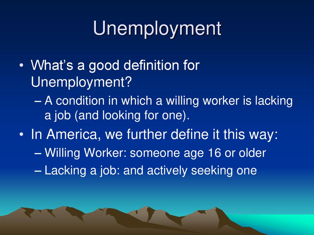 Economic Challenges Unemployment. - ppt download