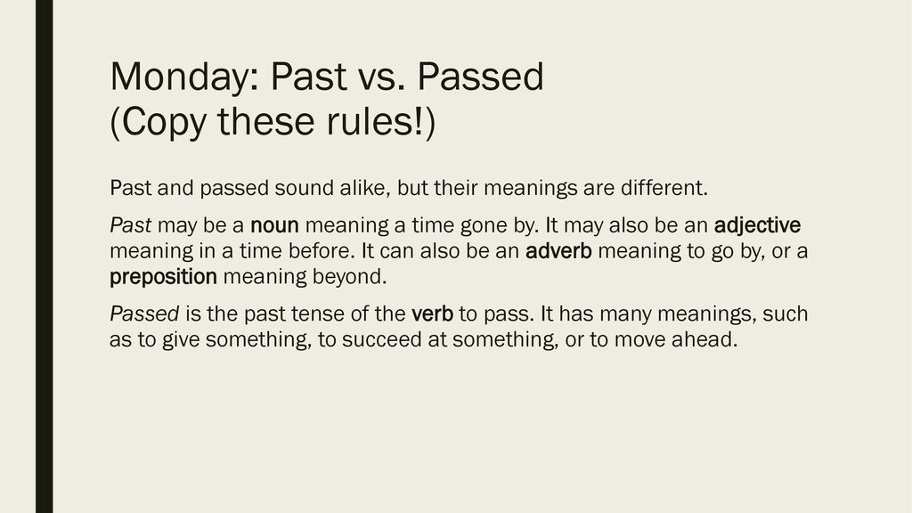 Pass