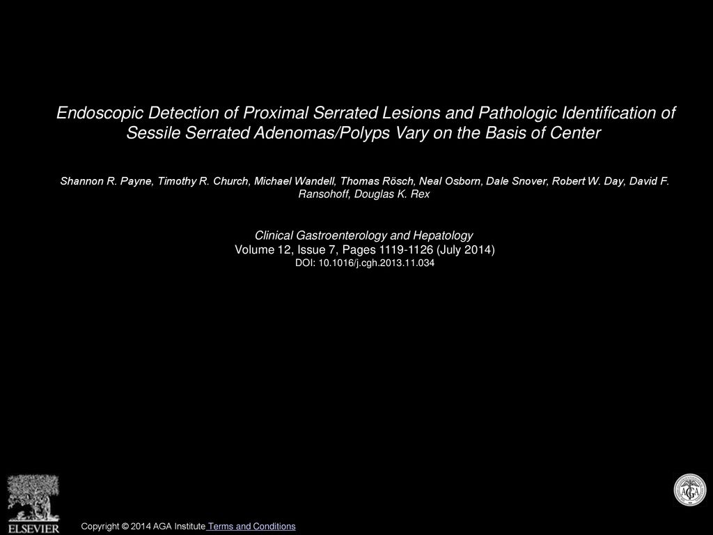 Endoscopic detection of proximal serrated lesions and pathologic