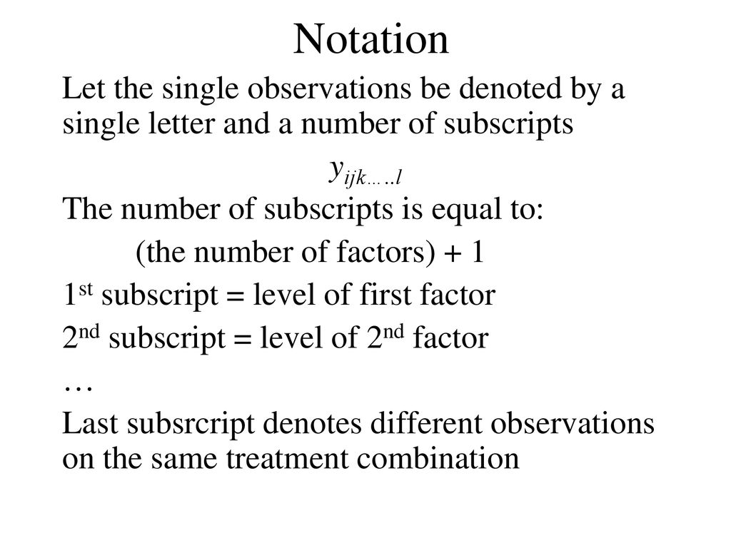 Factorial Experiments - ppt download