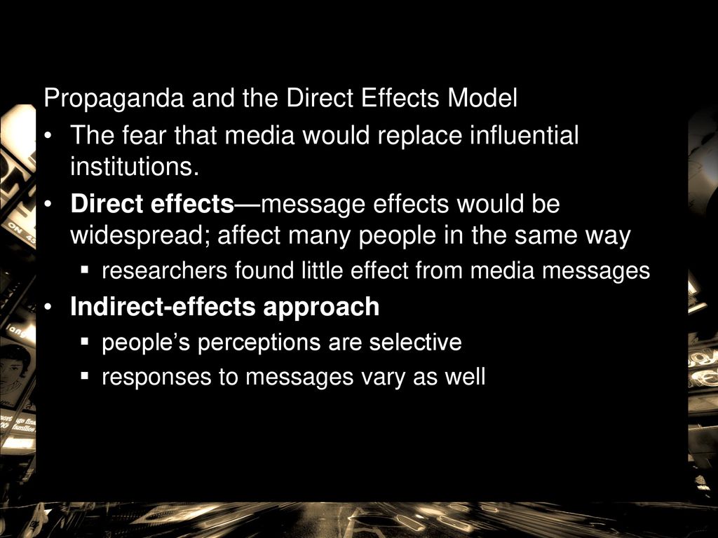 Mass Communication Effects - ppt download