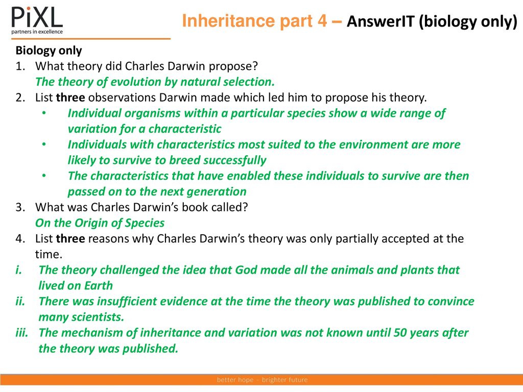 Inheritance part 3 answerit ppt download
